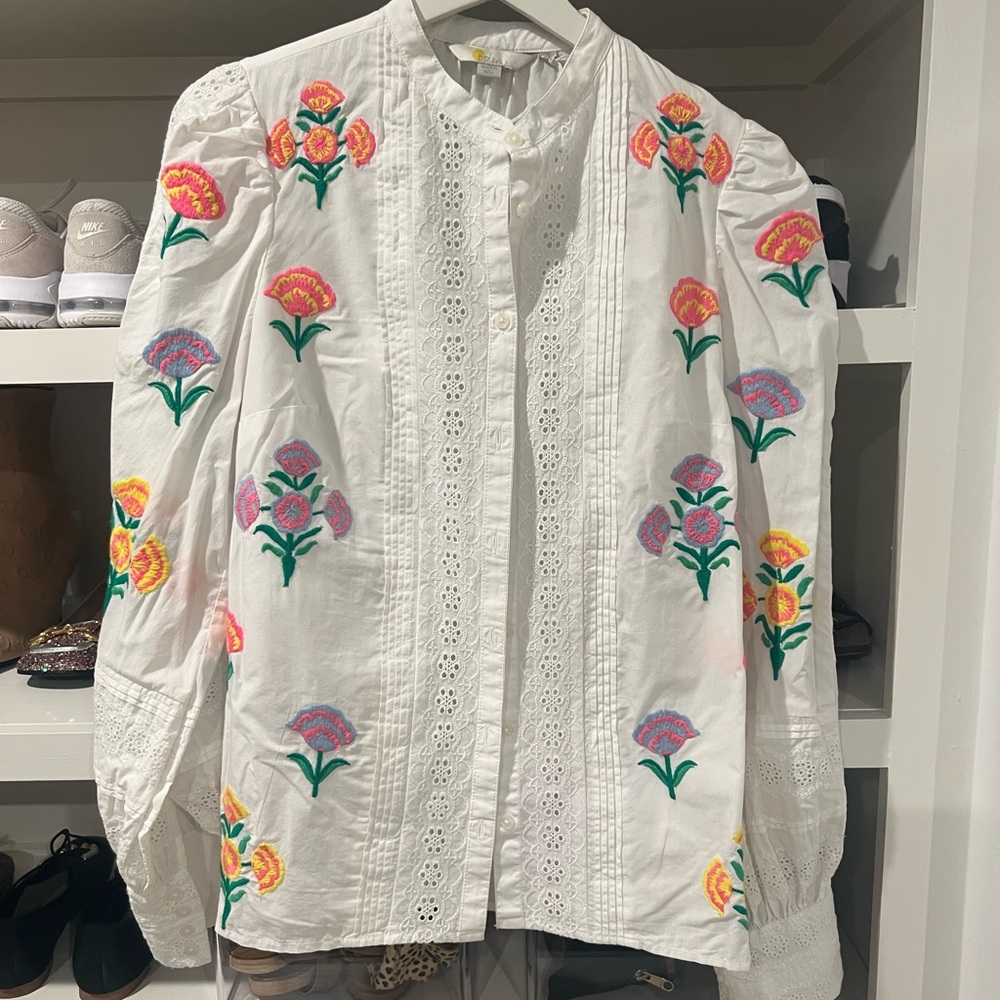 Boden button up blouse size 4